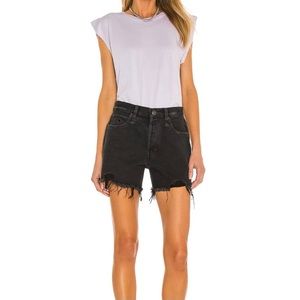NWT Free People Black Denim Shorts